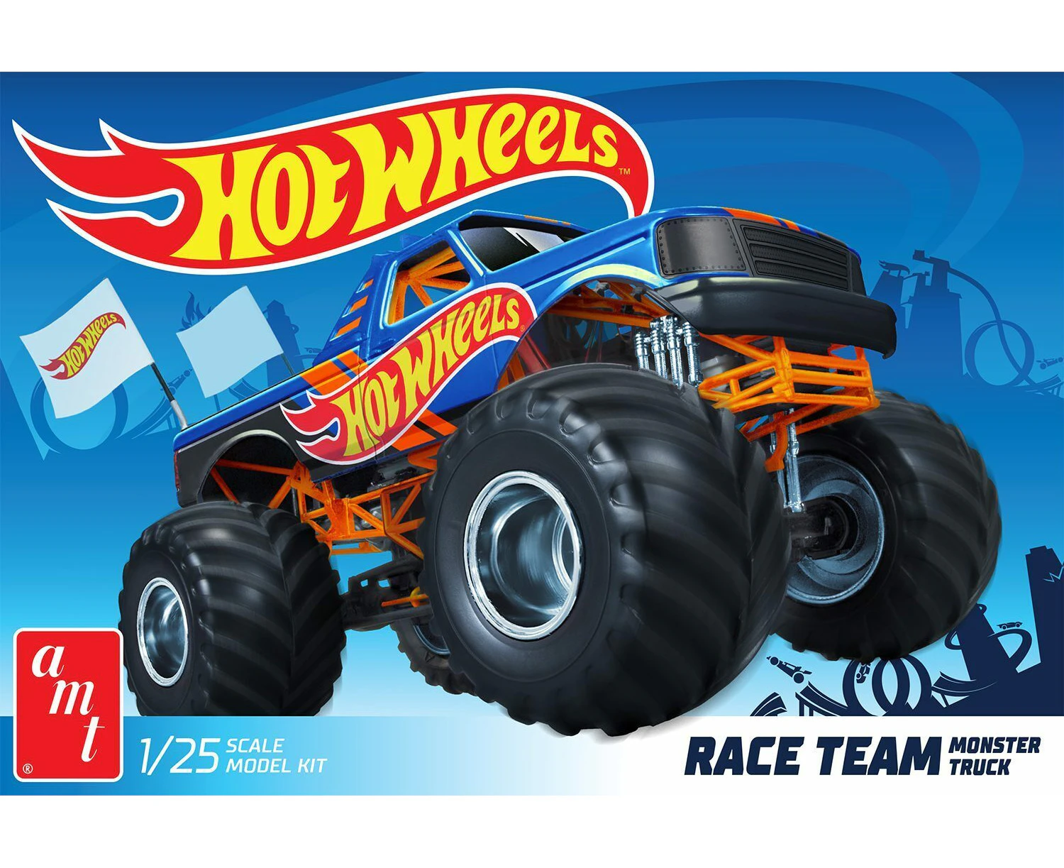 AMT 1/25 Ford Monster Truck Hot Wheels Plastic Model Kit