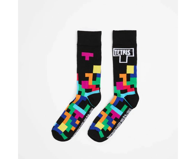 Tetris™ Licensed Crew Socks - Swag