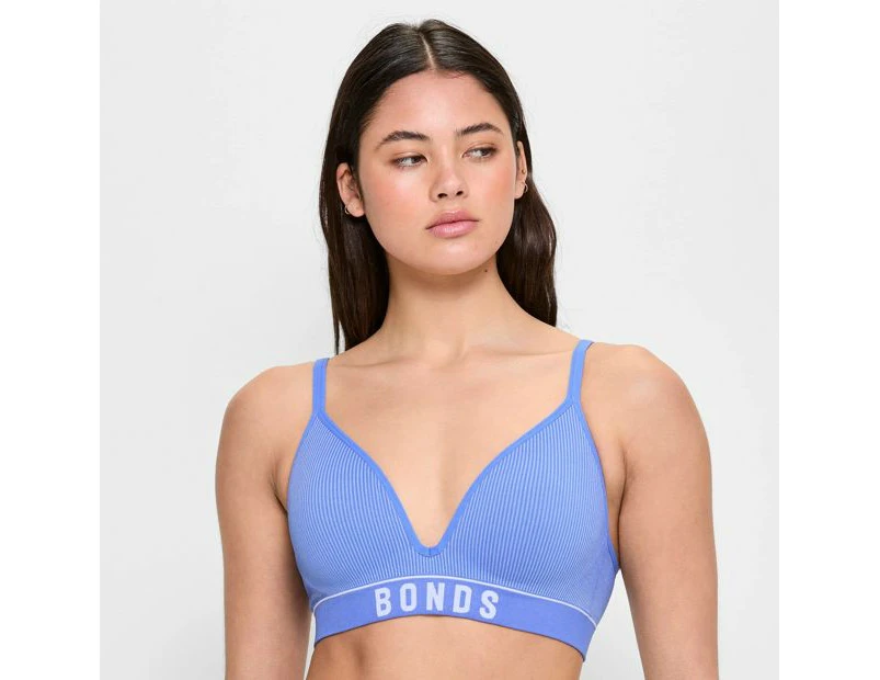 Retro Rib T-Shirt Crop Bra - Bonds