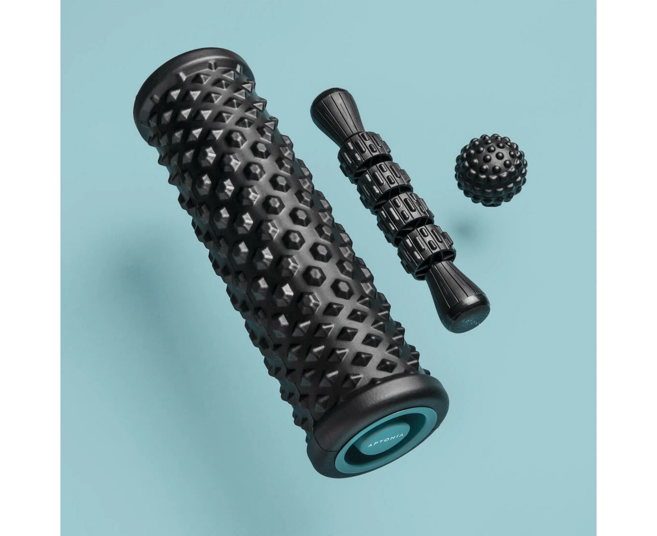 DECATHLON DECATHLON Aptonia Massage Kit: Massage roller, ball & stick