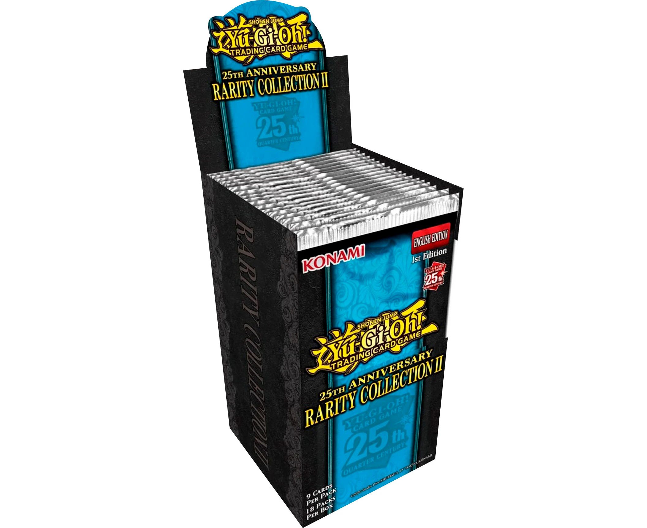 YU-GI-OH CCG: BOOSTER BOX: 25TH ANNIVERSARY: RARITY COLLECTION 2 (18 Packs)