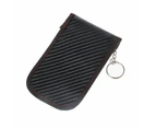 Anti Theft RFID for Key Fob Pouch Durable Faraday Bag Car RFID Signal Blocking f - Silver