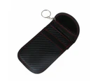 Anti Theft RFID for Key Fob Pouch Durable Faraday Bag Car RFID Signal Blocking f - Silver