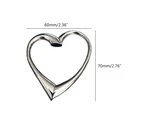 Rotatable Heart Shaped Bag Hook Trendy Handbag Holder Folding Handbag Hook