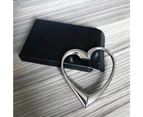 Rotatable Heart Shaped Bag Hook Trendy Handbag Holder Folding Handbag Hook