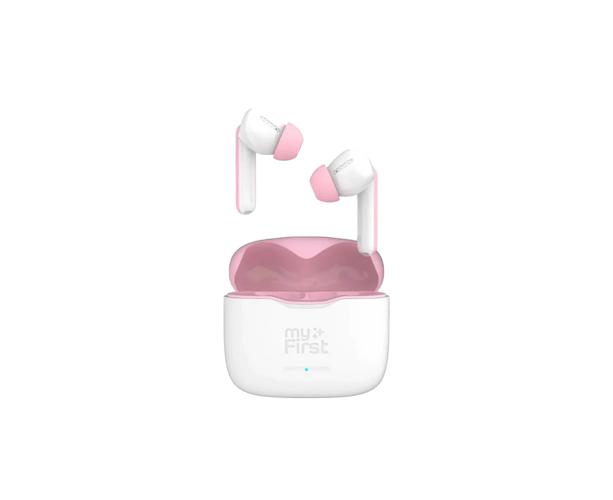 myFirst CareBuds White Pink Headphones