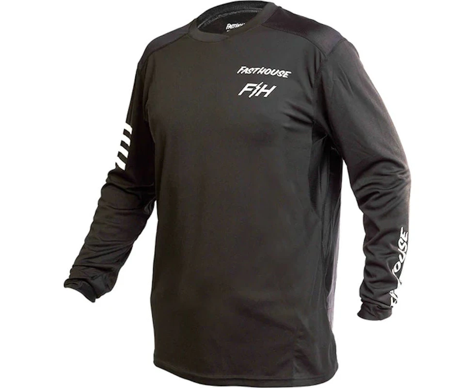 Fasthouse Youth Alloy Rally LS MTB Jersey Black 2022