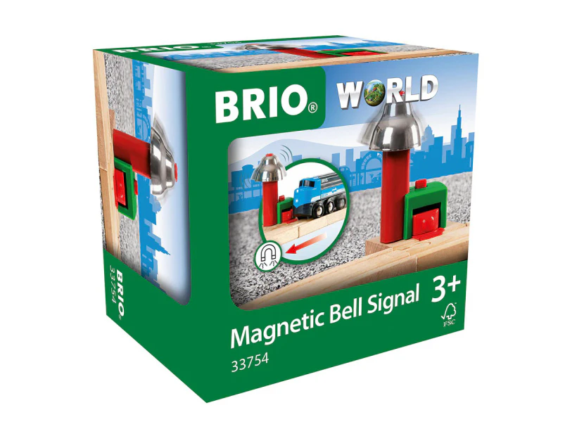 Brio Magnetic Bell Signal Kids/Childrens Interactive Pretend Play Toy 3y+