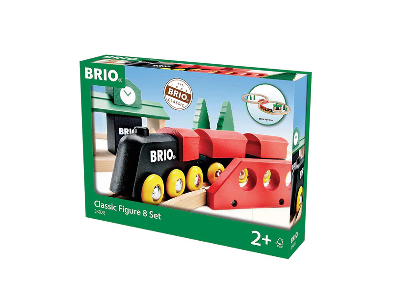 Brio Classic Figure 8 Kids/Childrens Wooden Interactive Play Toy Set 2Y+