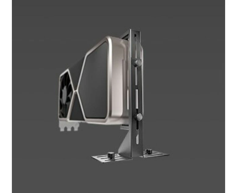 Antec GPU VGA Vertical Bracket Holder. Solid Construction and durability - Black