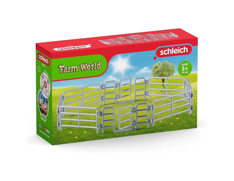 Schleich Kids/Childrens Toy Play Figurine Corral Fence Pretend Animal 3y+