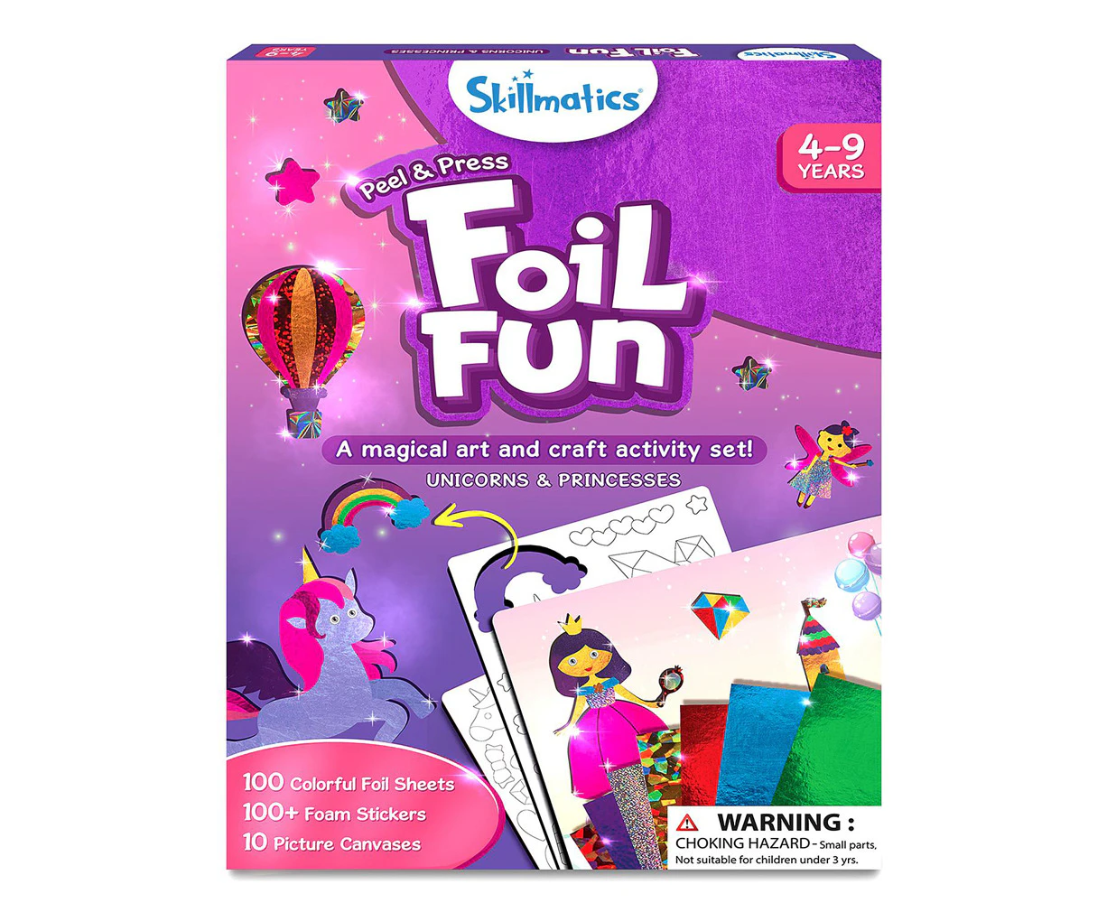 Skillmatics Foil Fun Unicorns & Princesses Kids/Childrens Interactive Toy 4+