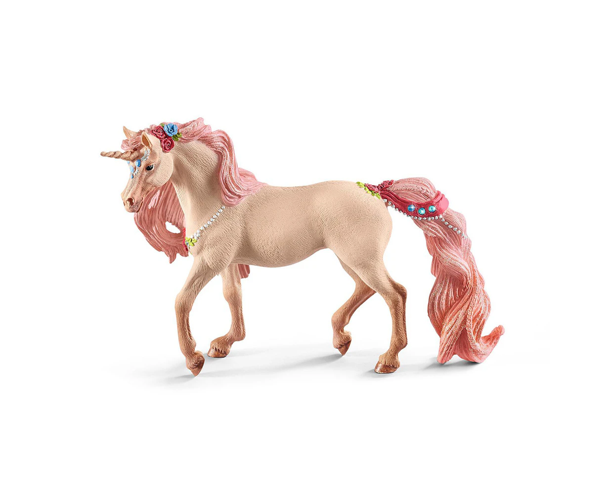 Schleich Kids/Childrens Toy Play Replica Figurine Decorated unicorn mare 7y+