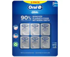 6 x 40m Oral-B Glide Floss Cool Mint Deep Clean Dental Floss