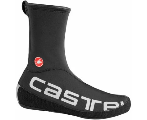 Castelli Diluvio UL Shoecover Black/Silver Reflex