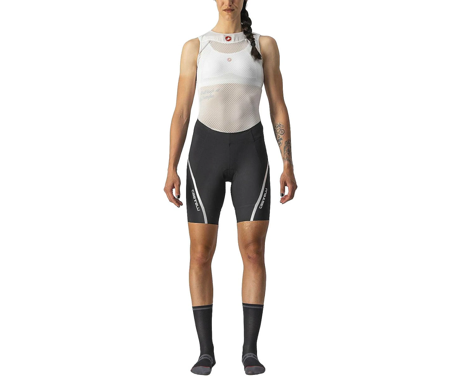 Castelli Velocissima 3 Womens Shorts Black/Silver 2022