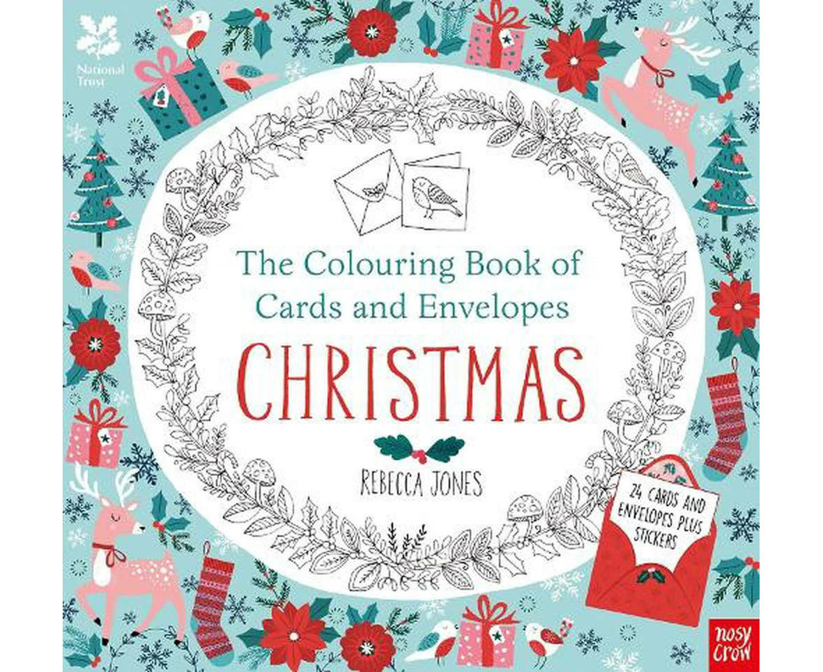 National Trust: The Colouring Book of Cards and Envelopes - Christmas