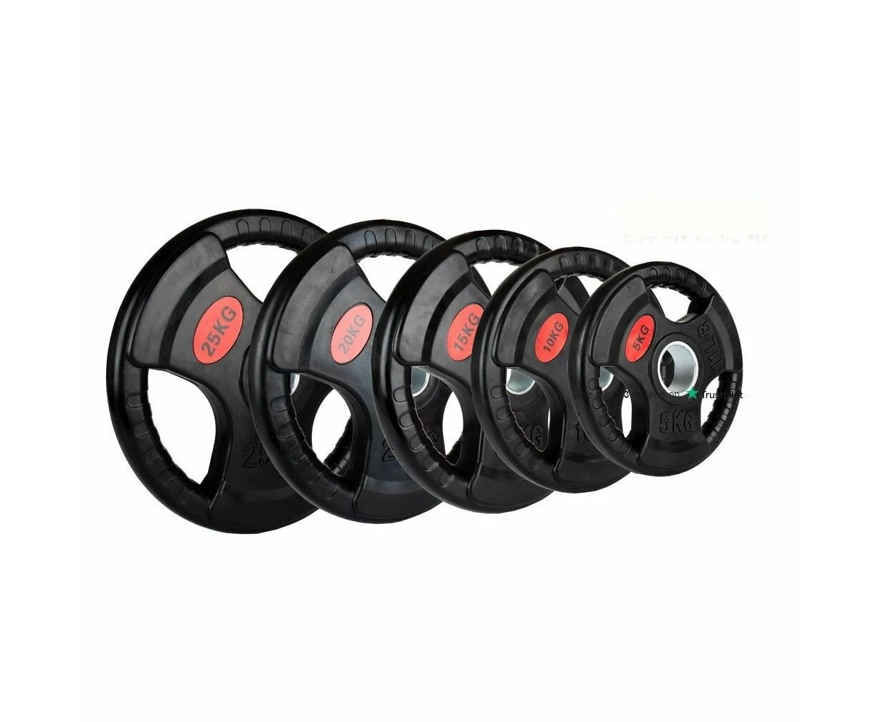 BRIXX Tri-Grip Olympic Weight Plates - 150Kg Package