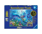 Ravensburger Underwater Paradise Starline Glow in the Dark Jigsaw Puzzle XXL 200pc