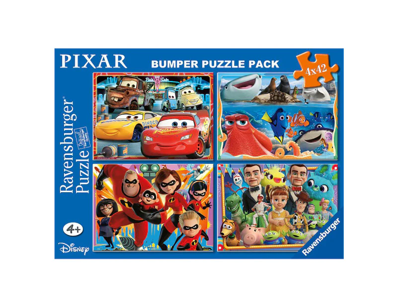 Ravensburger Puzzle 4x42pc - Disney Pixar Bumper Pack