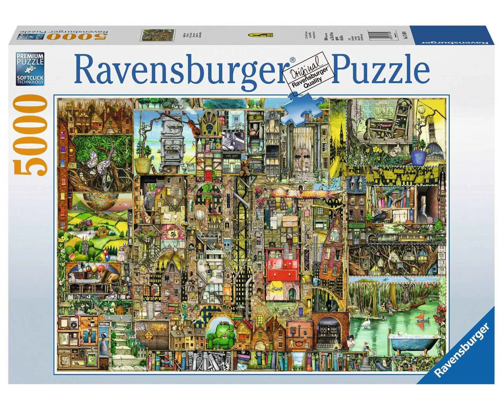 Ravensburger Puzzle 5000pc - Colin Thompson Bizarre Town