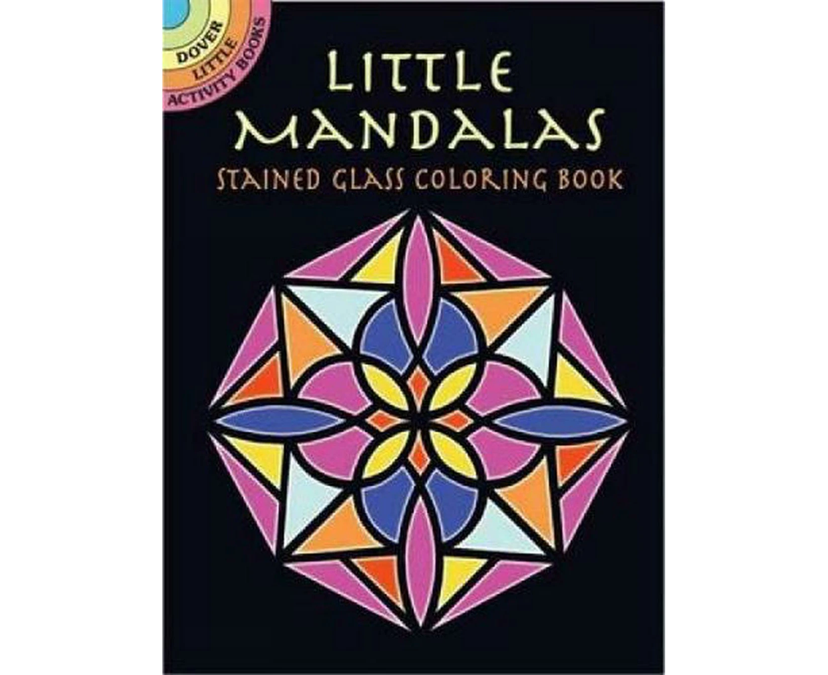 Little Mandalas Stained Glass Coloring Book