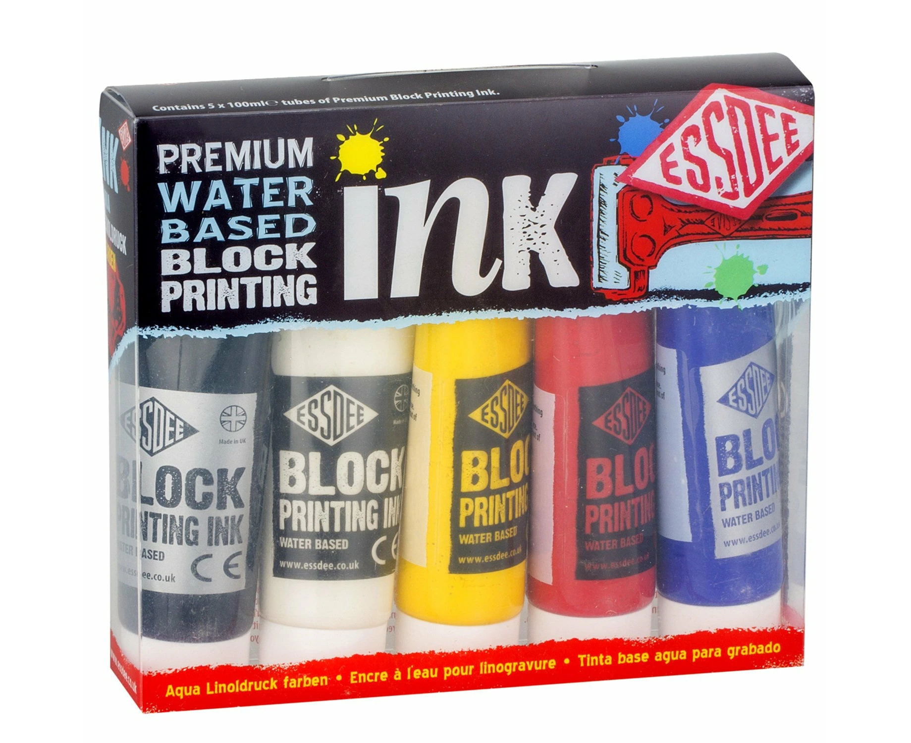 Essdee Premium Block Printing Ink Set