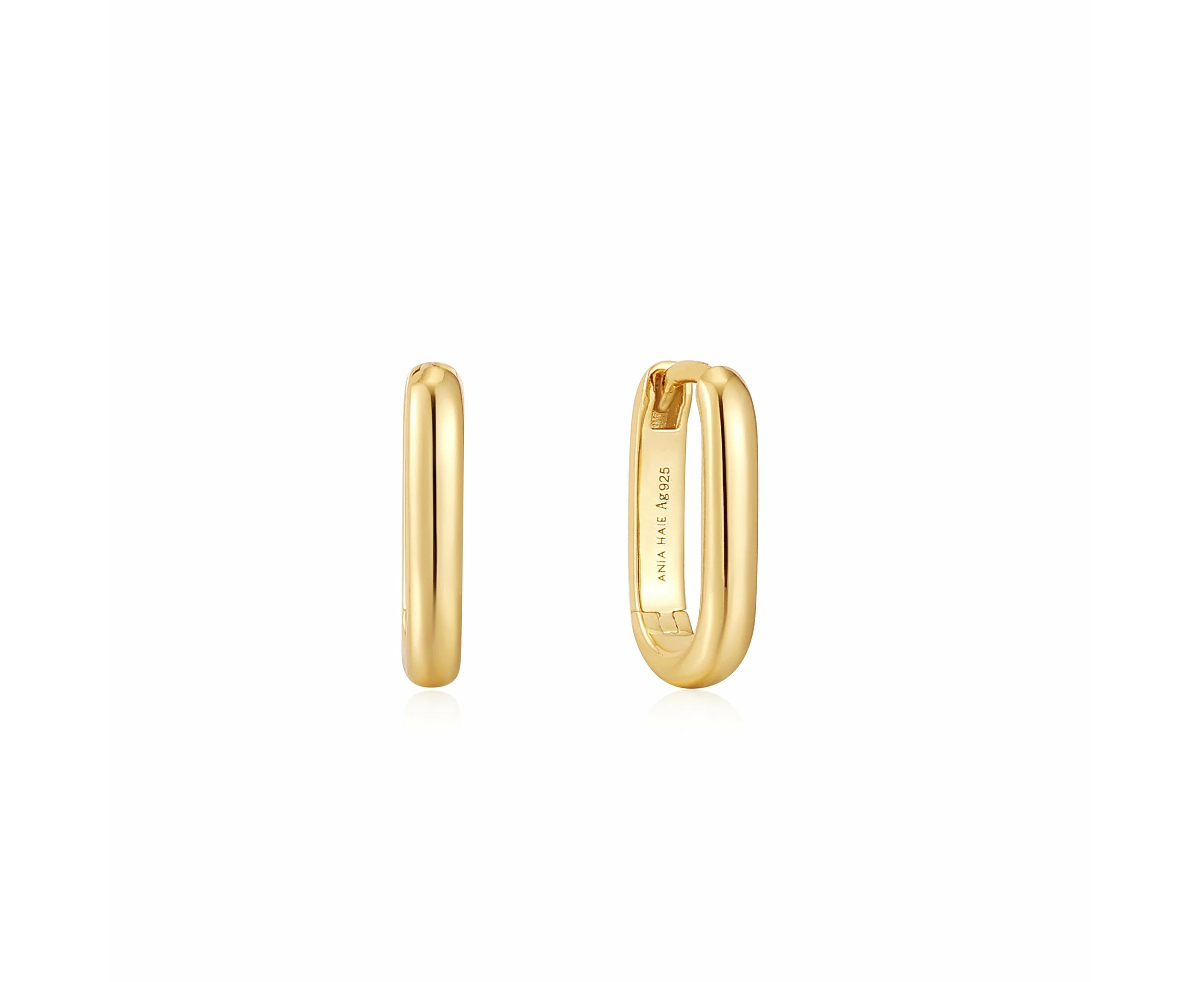 Ania Haie Gold Oval Hoop Earrings