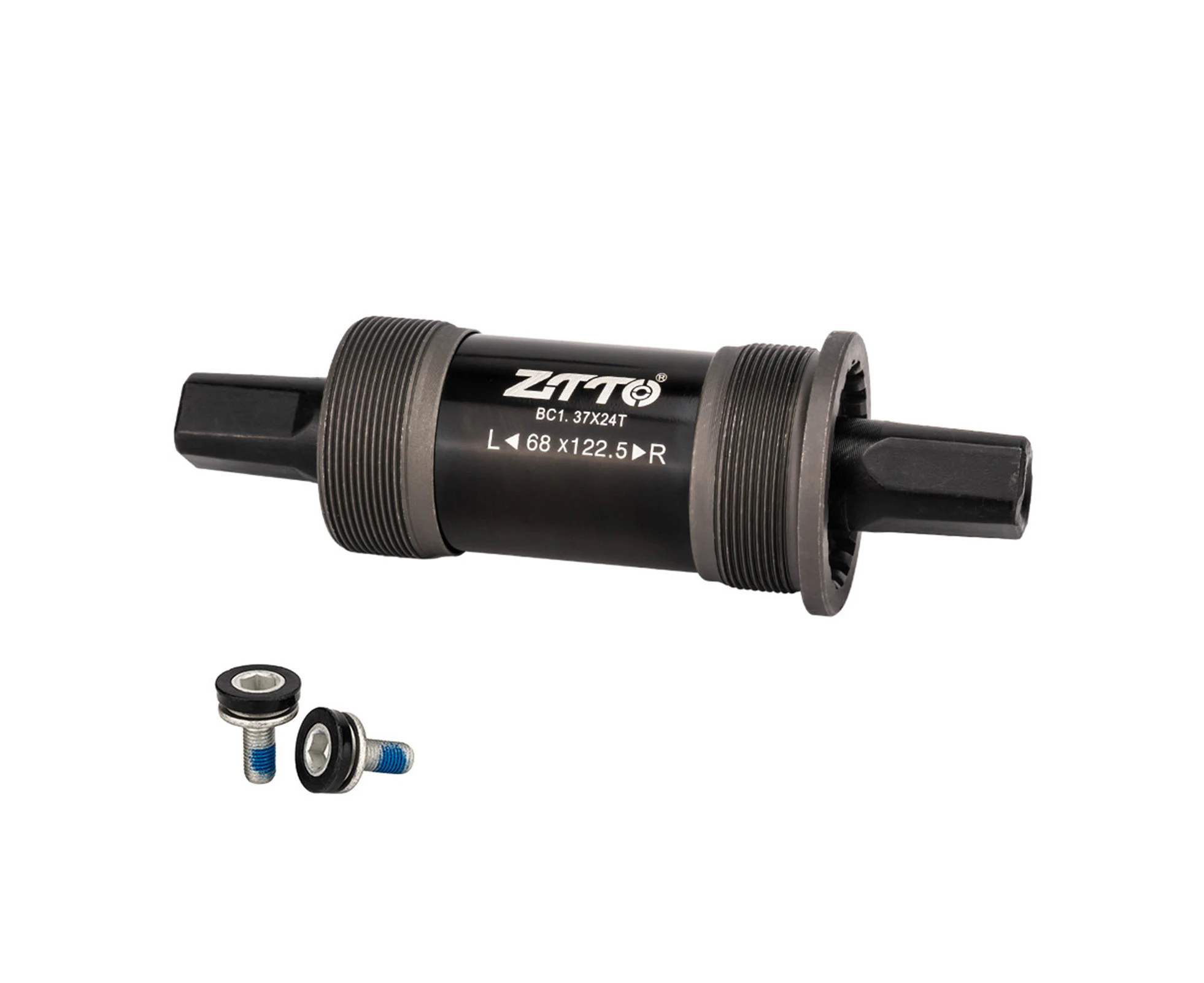 68mm Road Bike Bottom Bracket Square Hole Mountain Bicycle Bottom Bracket with Waterproof Screws