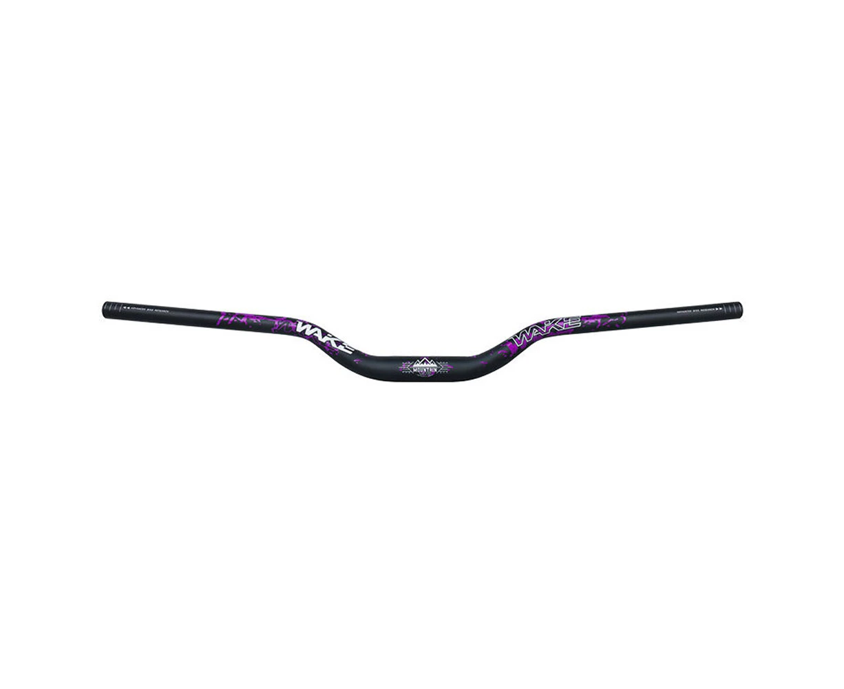 31.8MM Mountain Bike Handlebar Aluminum Alloy Bicycle Riser Handlebar 55MM Rise 780MM Length Bicycle Bar with Matte Surface