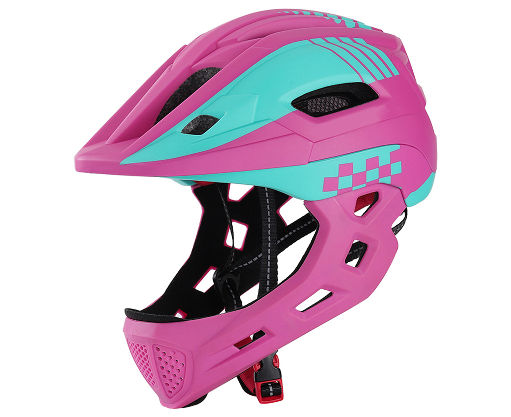 Child helmet with chin guard sale