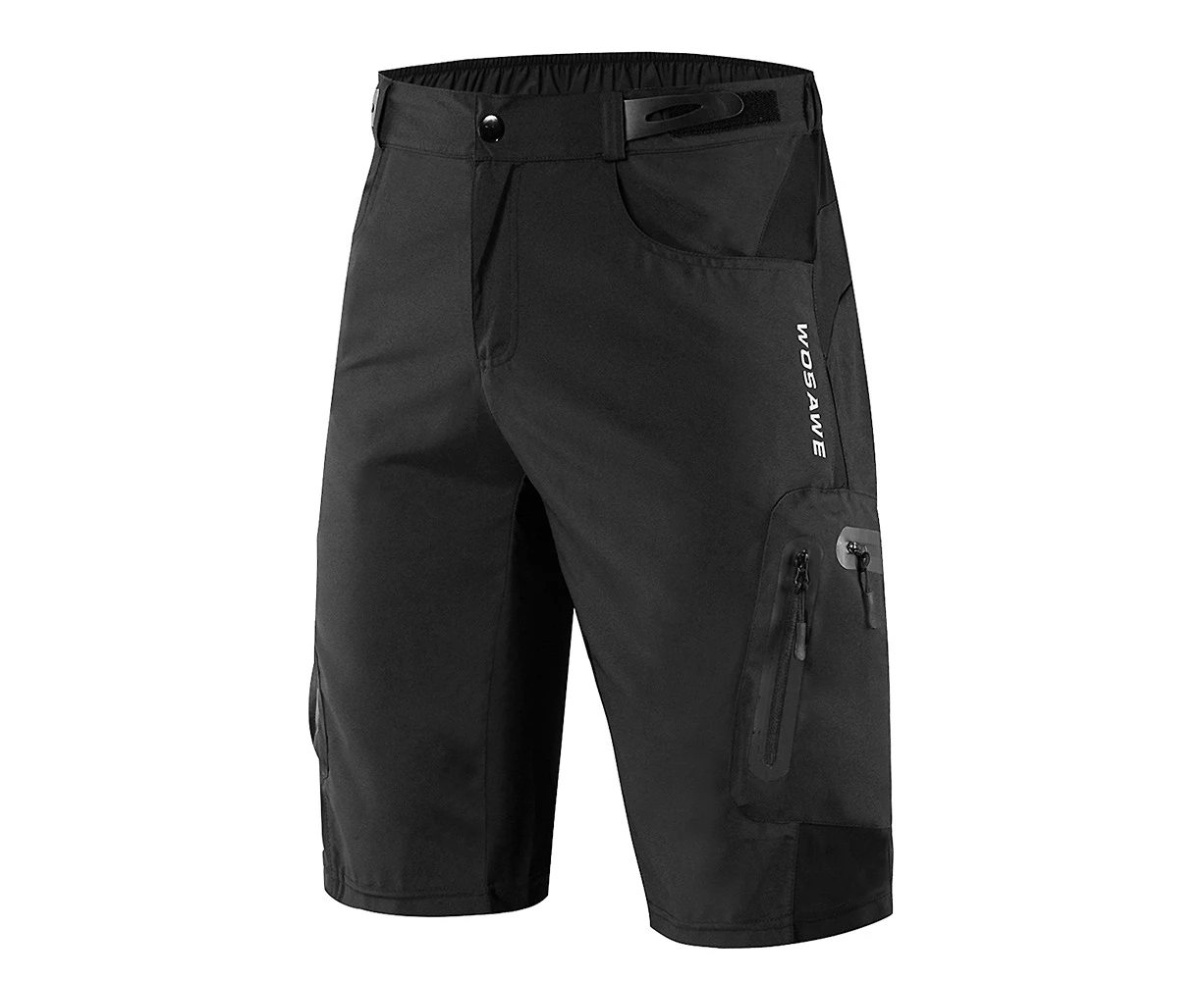 Men Loose Fit Cycle Shorts Breathable Quick Dry MTB Bike Shorts Outdoor Sports Running Biking Riding Fitness Casual Summer Shorts with 7 Pockets