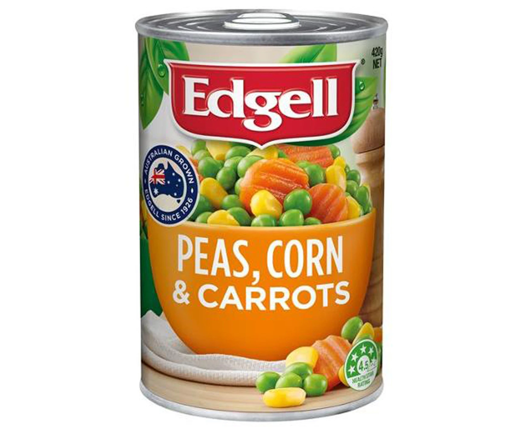 Edgell Peas Corn And Carrots 420g x 1