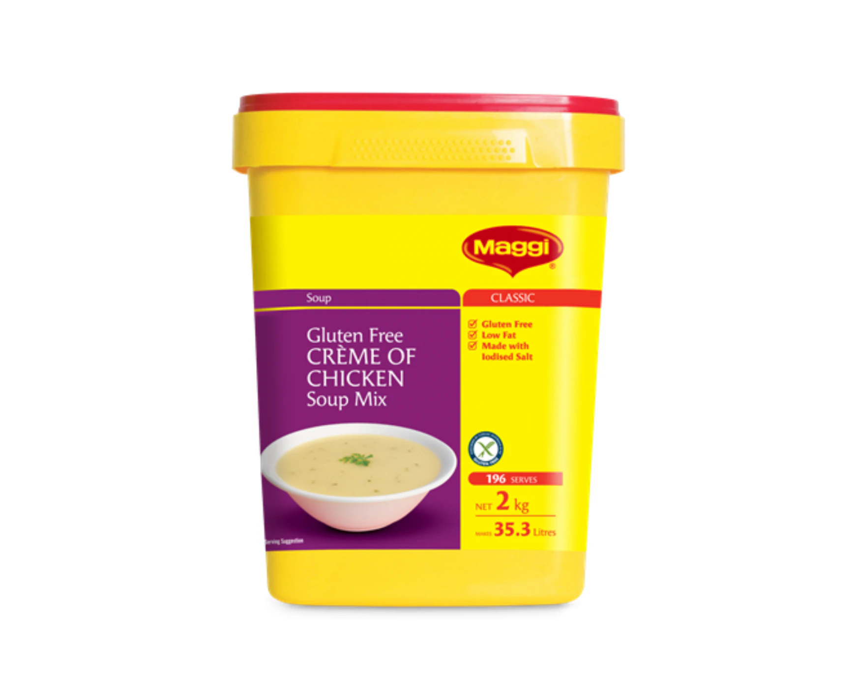 Maggi Soup Creme Of Chicken Gluten Free 2Kg x 1