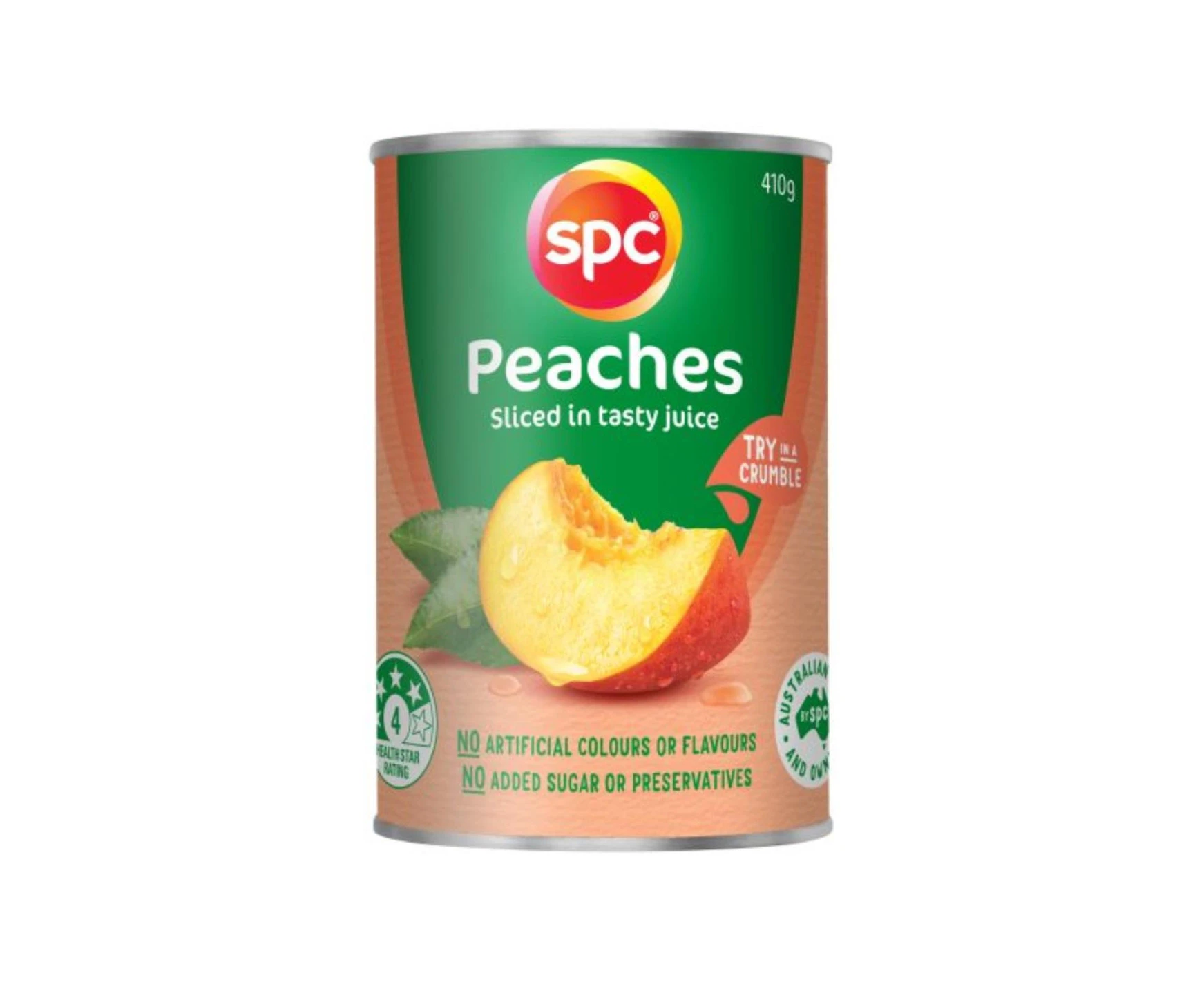 Spc Sliced Peaches In Juice 410gm x 1