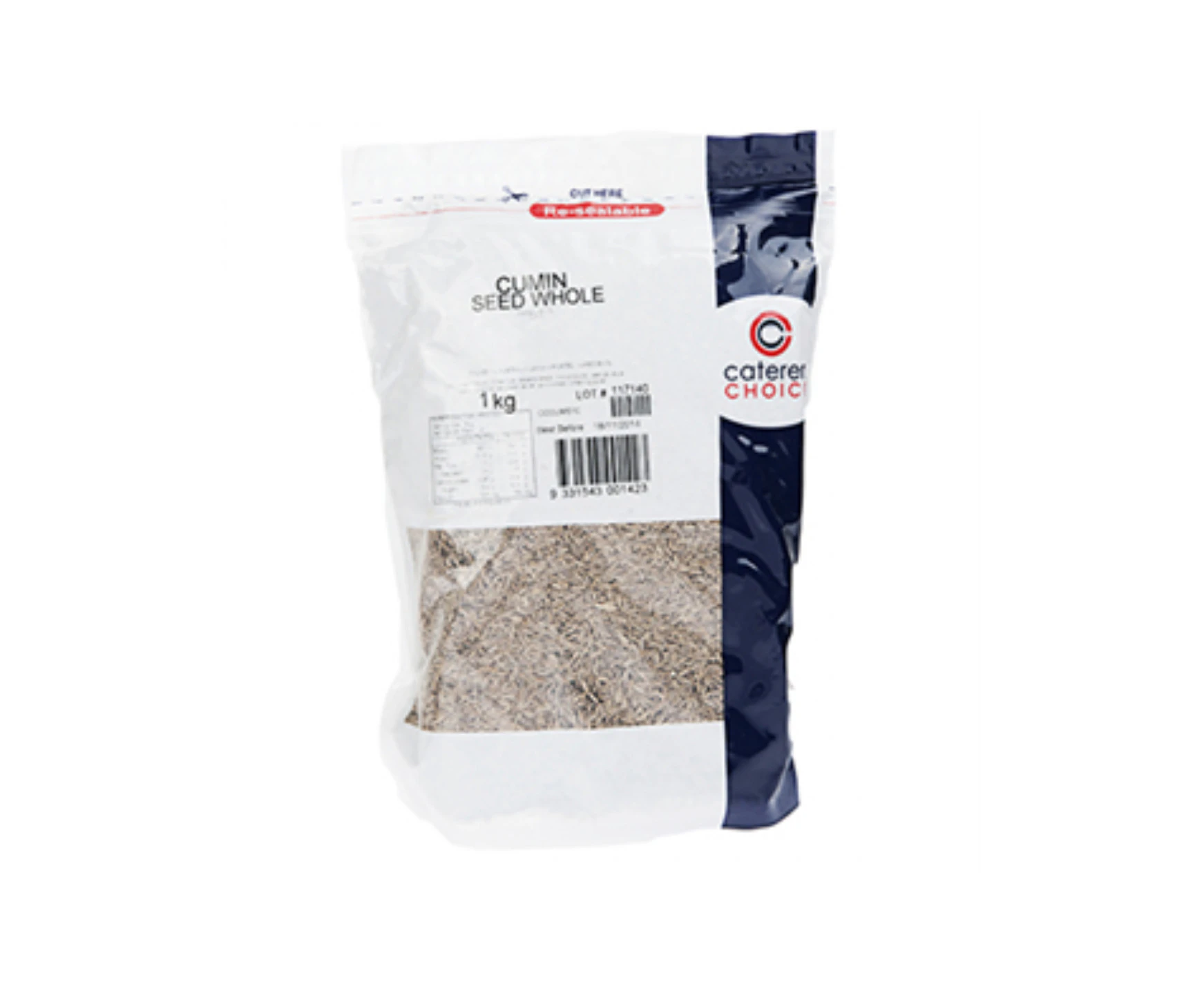 Caterers Choice Seeds Cumin Whole 1 Kg x 1