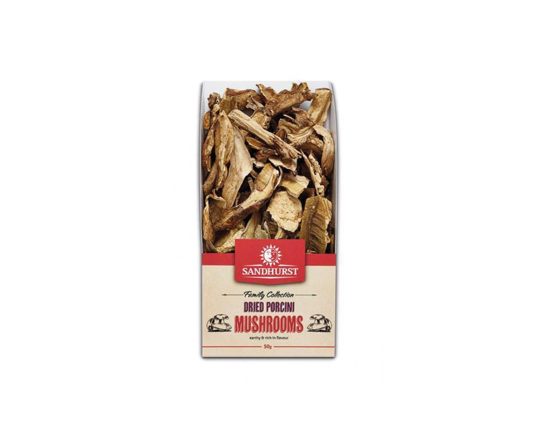 Sandhurst Porcini Mushrooms Slice 50g (x6)