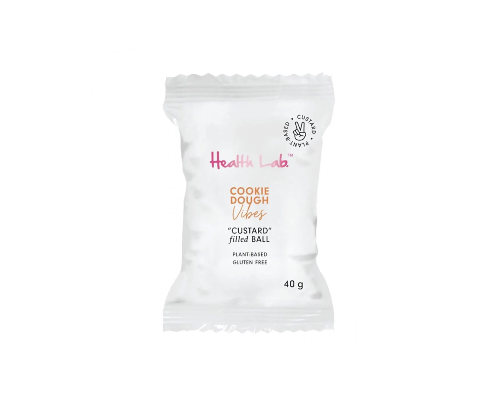 Health Lab Cookie Dough Vibes Custard Filled Ball 40g x 12