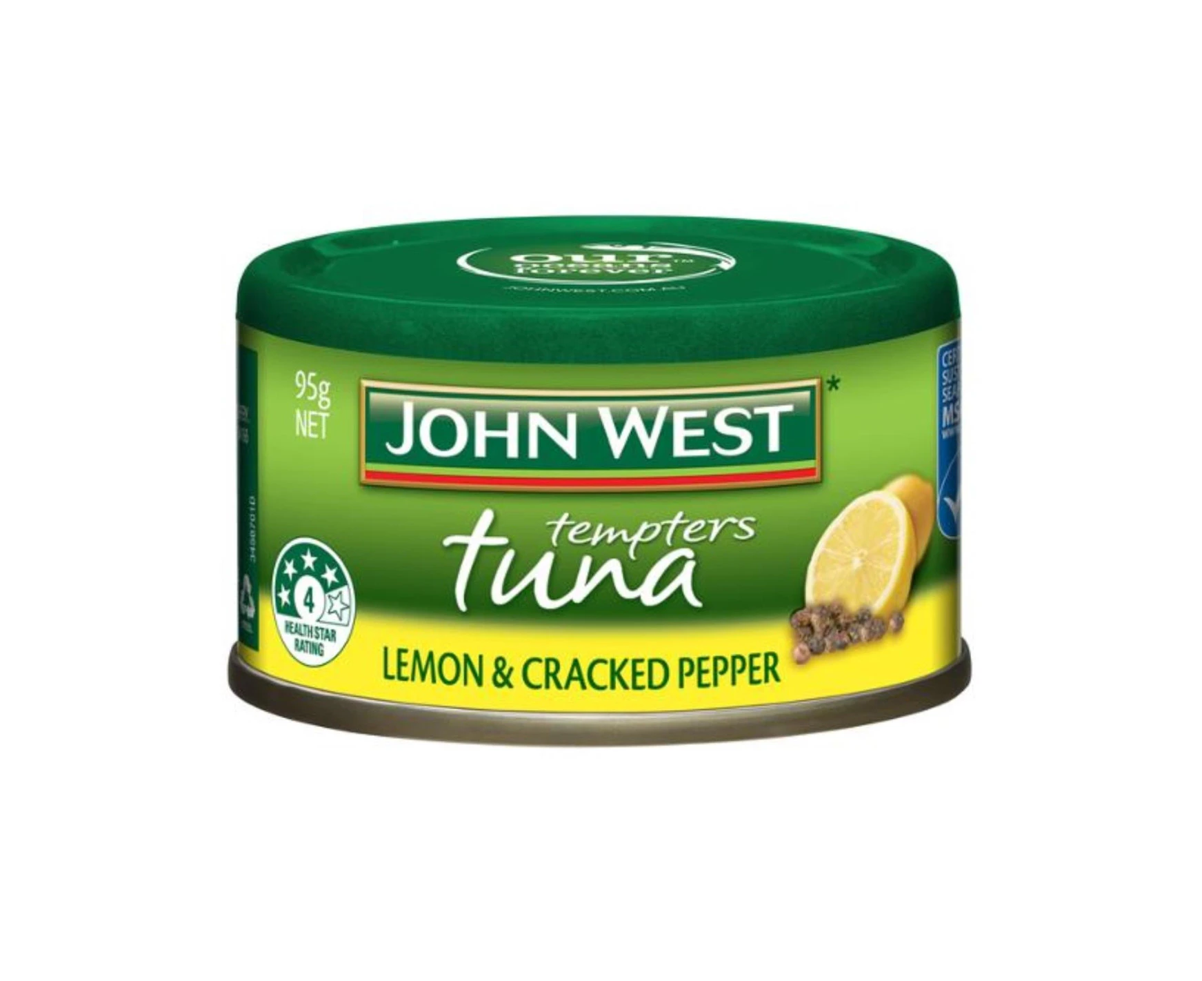 John West Tuna Tempters Lemon And Cracked Pepper 95gm x 1