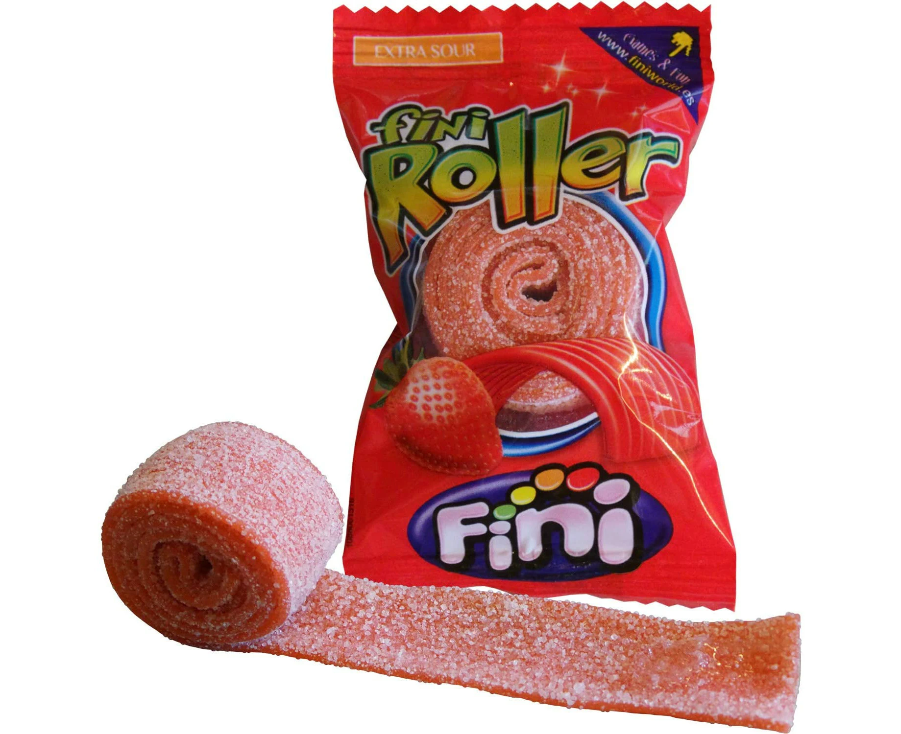 Fini Rollers Sour Strawberry 20g