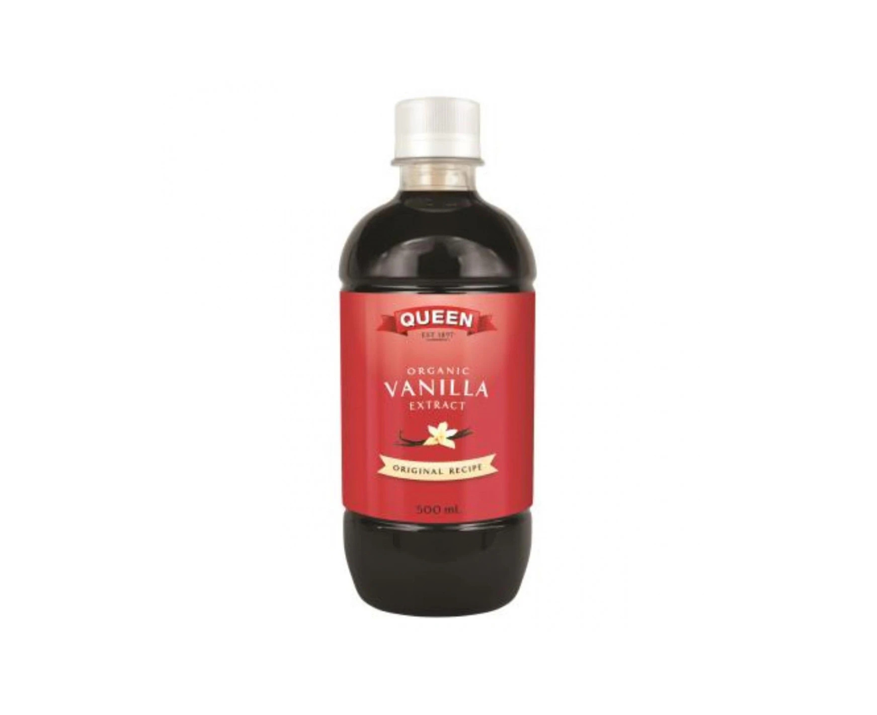 Queen Extract Vanilla Natural Organic 500 Ml x 1