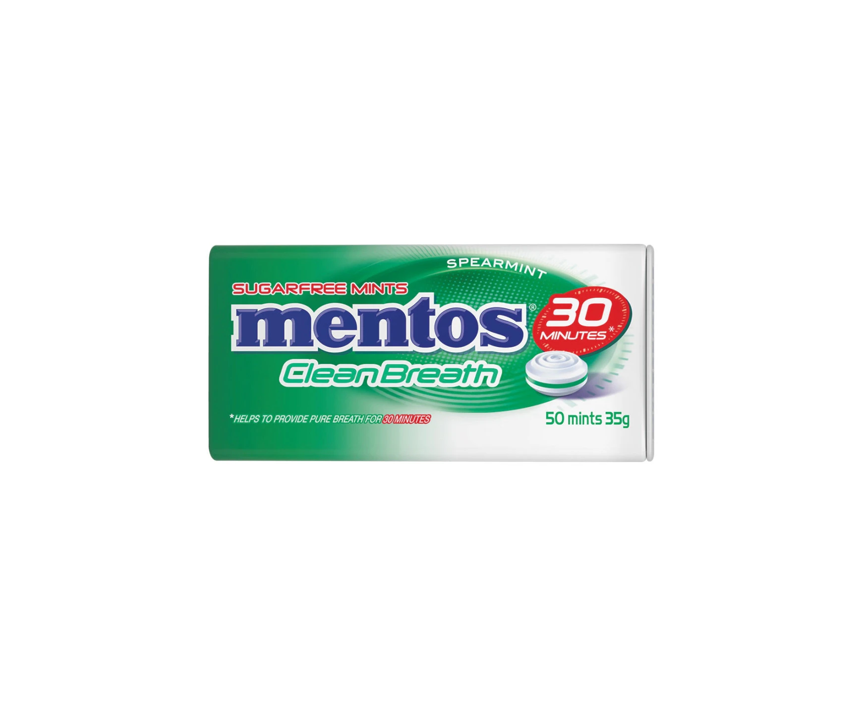 Mentos Clean Breath Spearmint 35g x 12