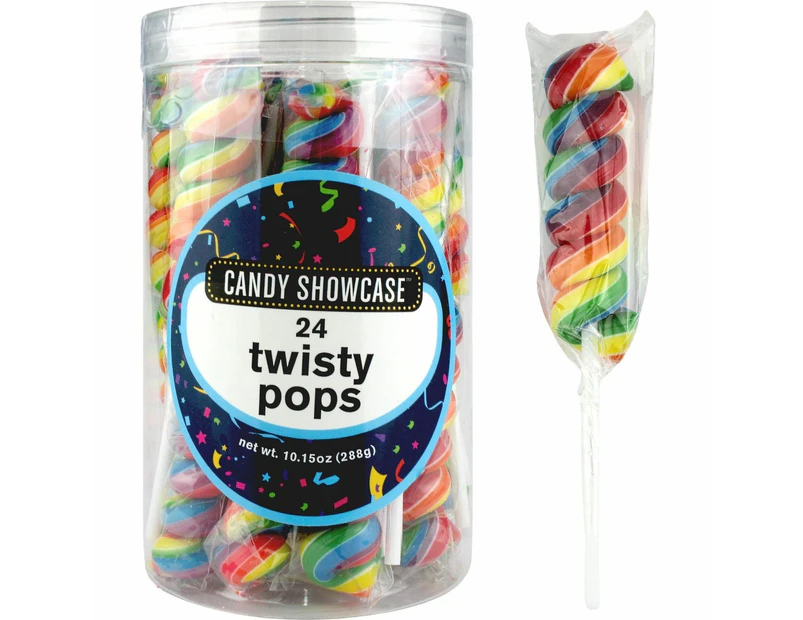 Rainbow Twist Pops (Pack of 24)