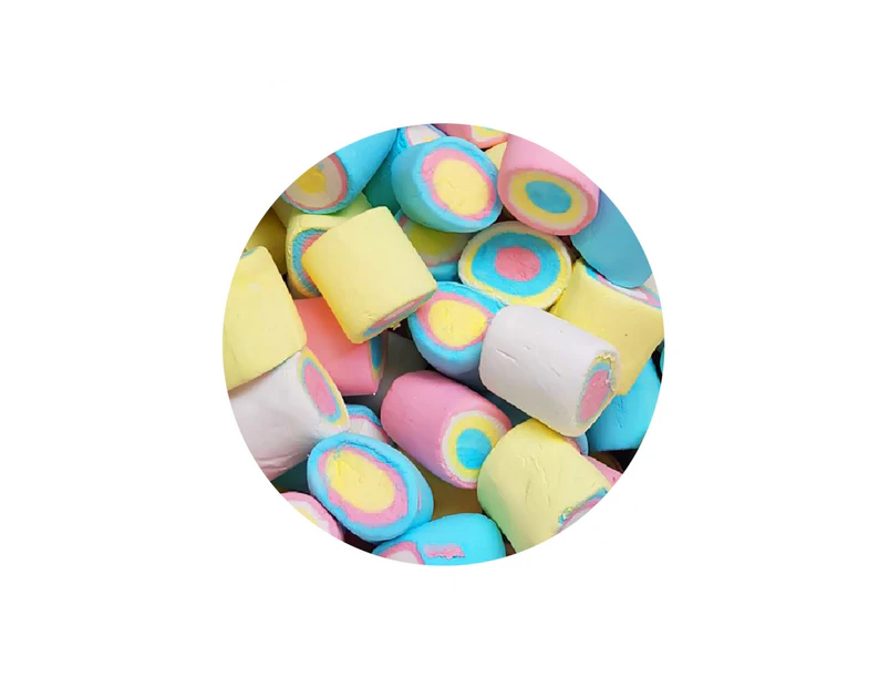 Rainbow Tube Marshmallows 800g x 1