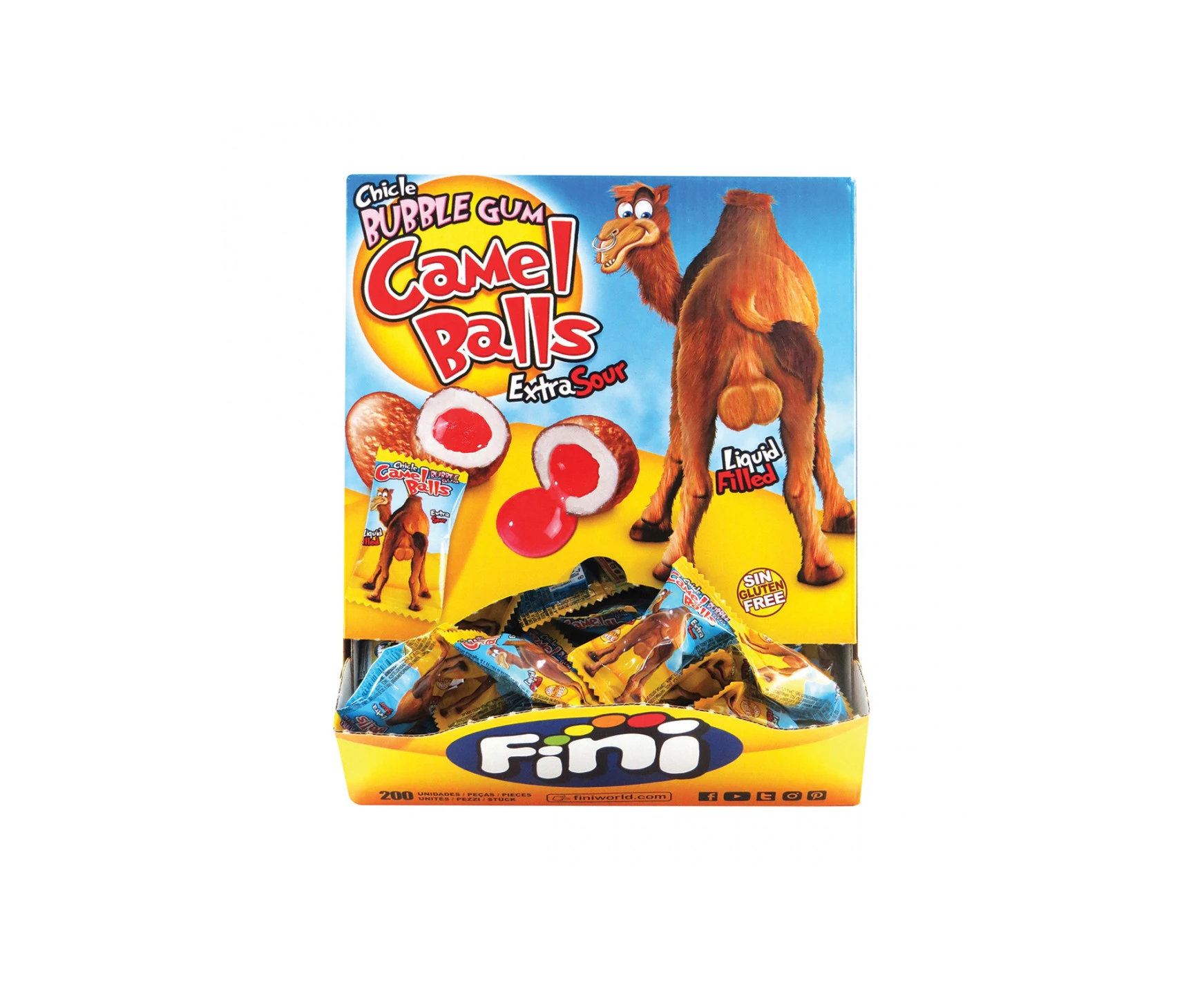 Fini Camel Gum Balls x 200