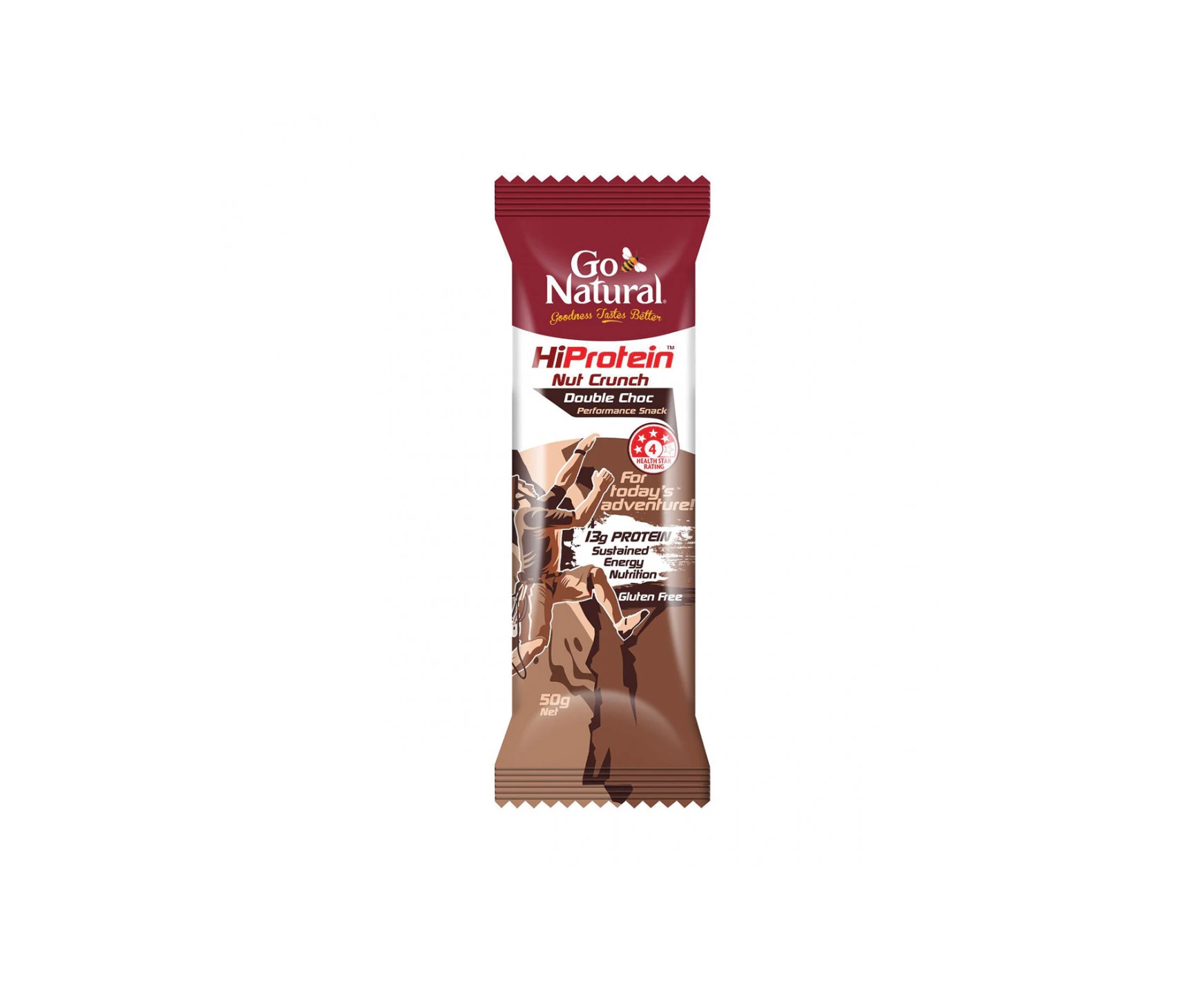 Go Natural Hi Protein Double Chocolate 50g x 16