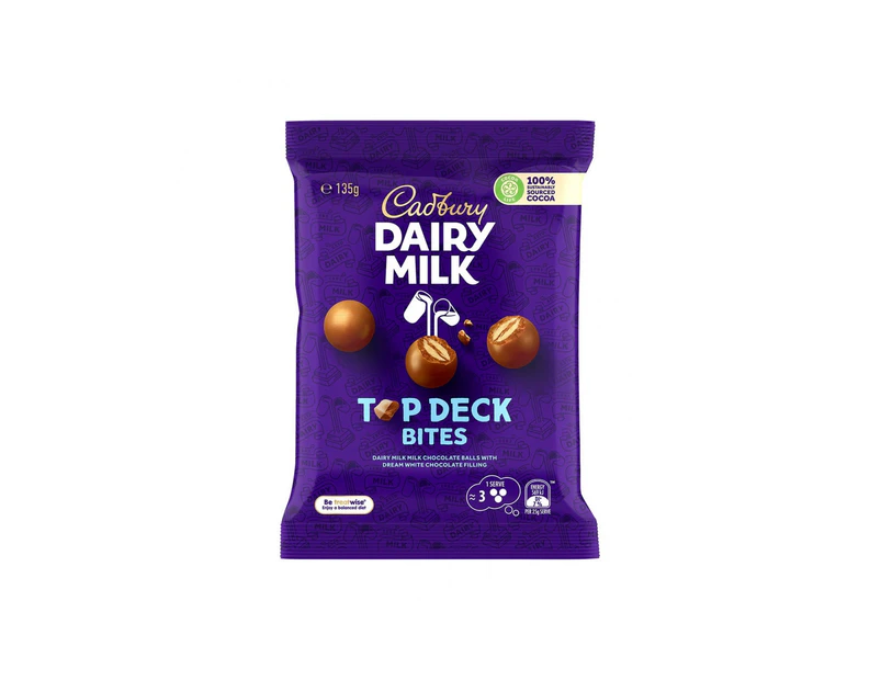 Cadbury Dairy Milk Top Deck Bites 135g x 14