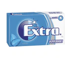 24 x Wrigleys Extra Chewing Gum Peppermint Flavour 14 Pieces X 24 Pack