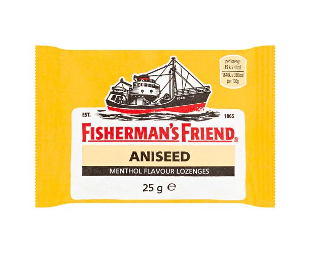 Fishermans Friend Mints Extra Strong Menthol Lozenges Aniseed 25g X 12 Units