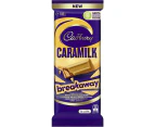 Cadbury Caramilk Breakaway Wafers Caramel Chocolate Block 180g Non-Recalled